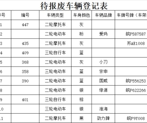 关于依法处理被扣留车辆的公告